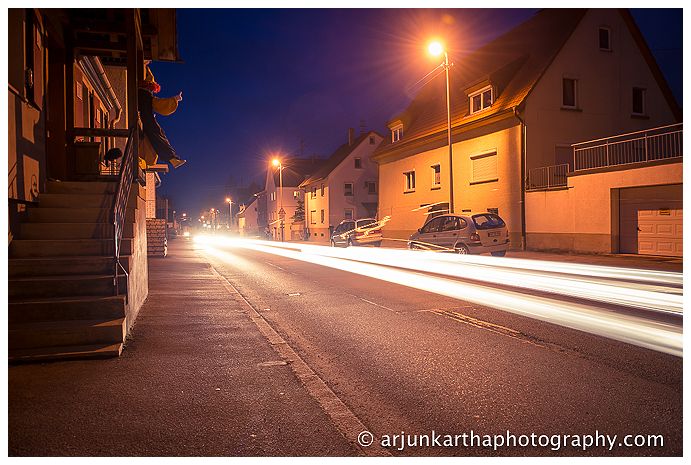 I took a walk from the hotel looking for sights and sounds of Rottweil. It was a little late, and everyone was asleep - tired after a long day! Of course, this was a lovely opportunity to take some long exposures of the city. 