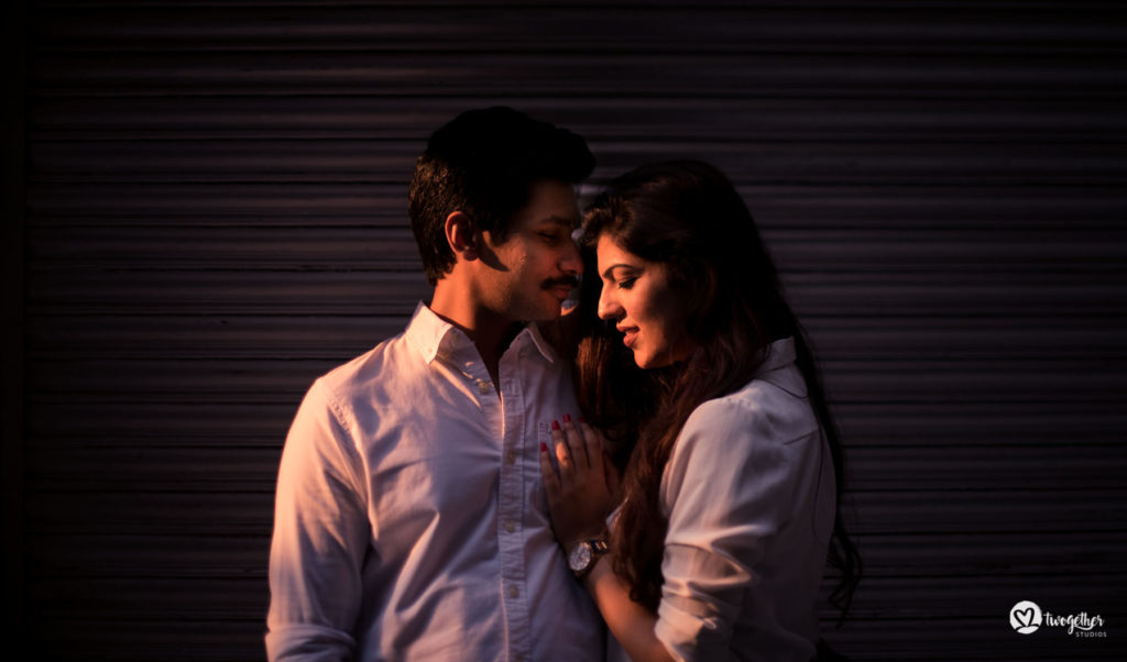 Chandni Chowk street pre-wedding couple shoot