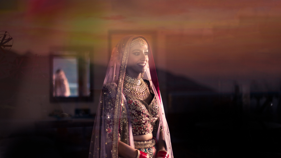 Arjun Kartha Wedding photography Bridal portrait Mussoorie India