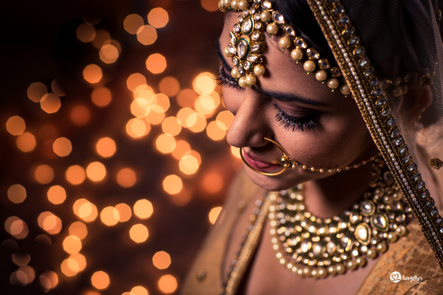 Indian wedding bridal portrait
