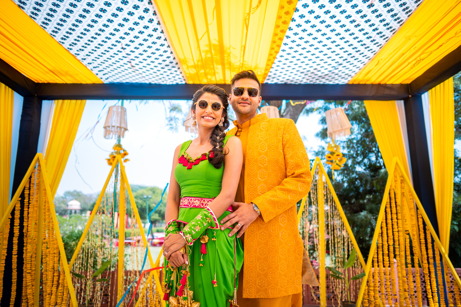 Jaipur destination wedding Haldi